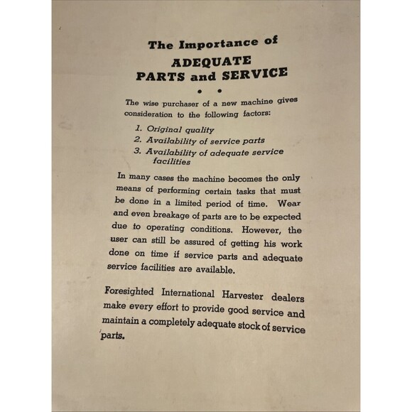 Parts Catalog for McCormick International Farm Implements Utility Tractors - Picture 5 of 12